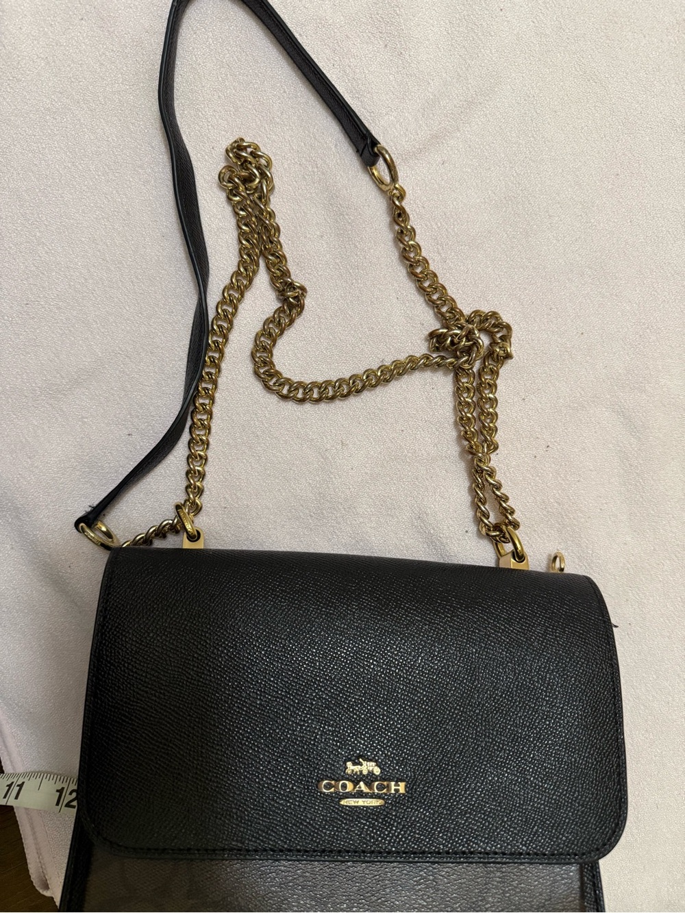 Coach Black Chain Crossbody Bag